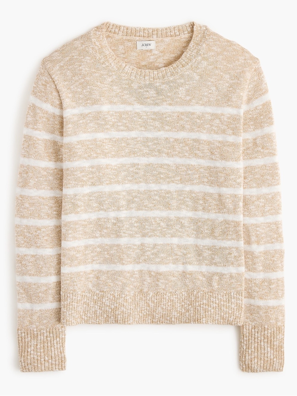 J crew Striped crewneck beach sweater